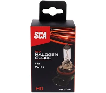Halogen and Xenon  Globe H11 12V 55W